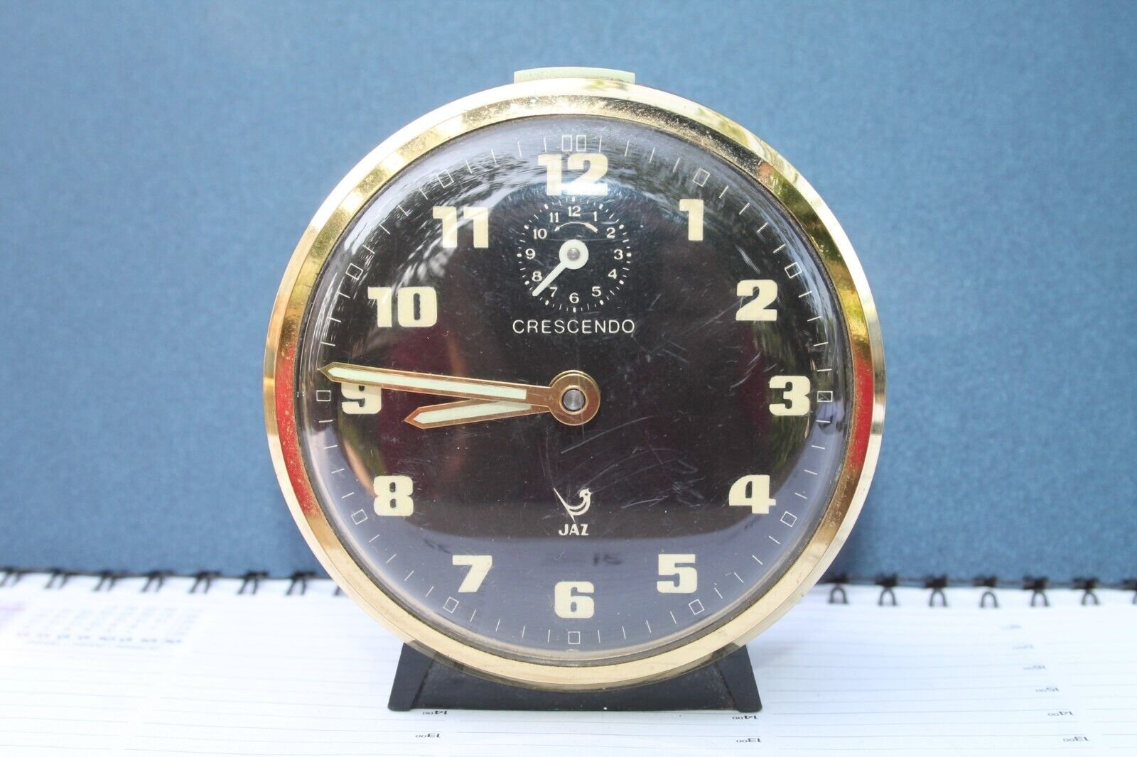 French made alarm desk clock ''Jaz Crescendo''