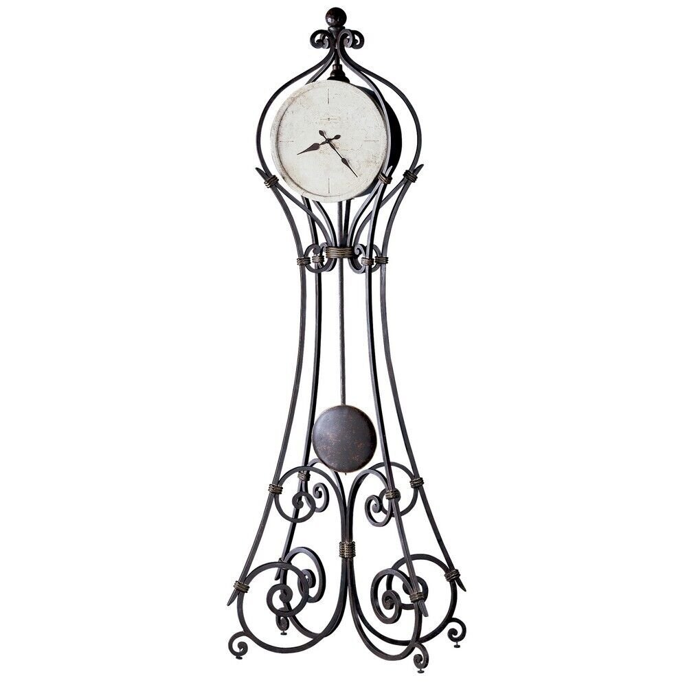 Howard Miller Vercelli Wrought Iron Floor Clock