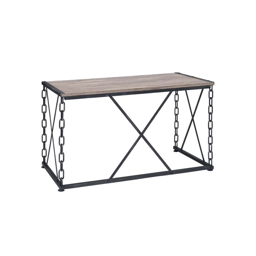 Jodie 48 in. Rustic Oak Rectangle Wood Console Table