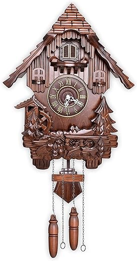 Kendal Cuckoo Clock Vintage Wall Clock Handcrafted Wood Cuckoo Clock Black Forest House Home Decor