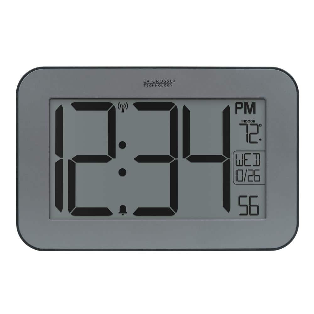 Large Time Digital Atomic Clock with 4 in. Digits