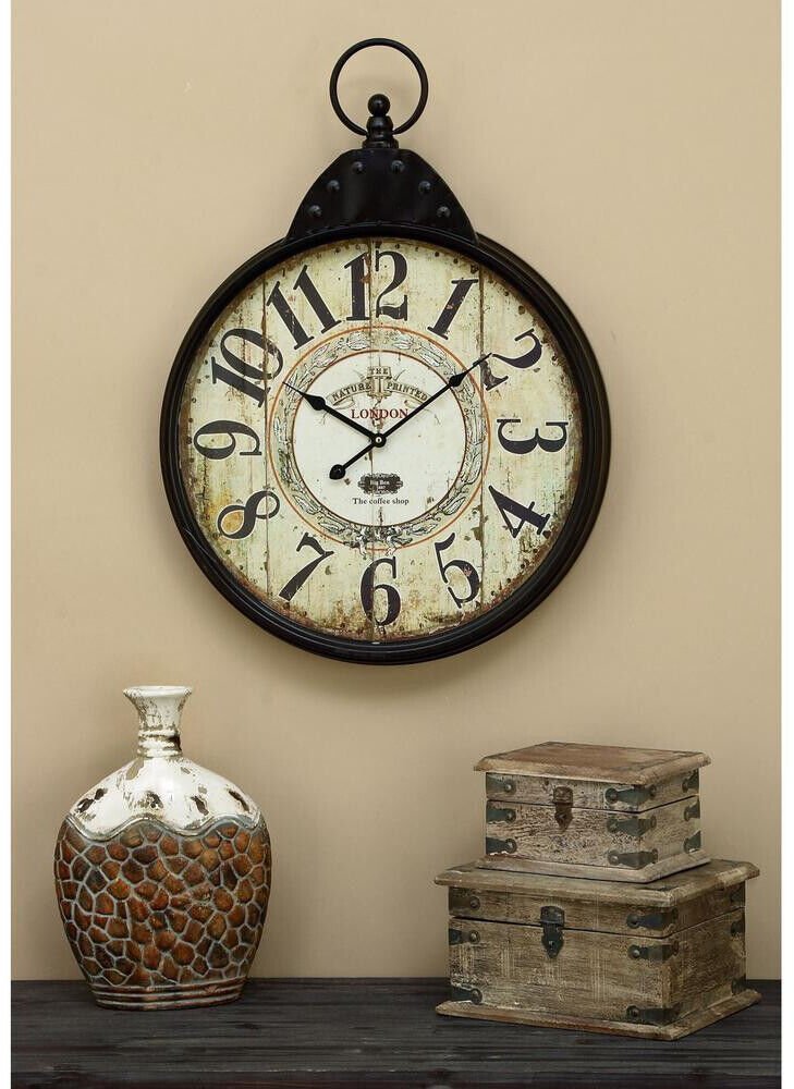Best Distressed Finish Large Wall Clocks