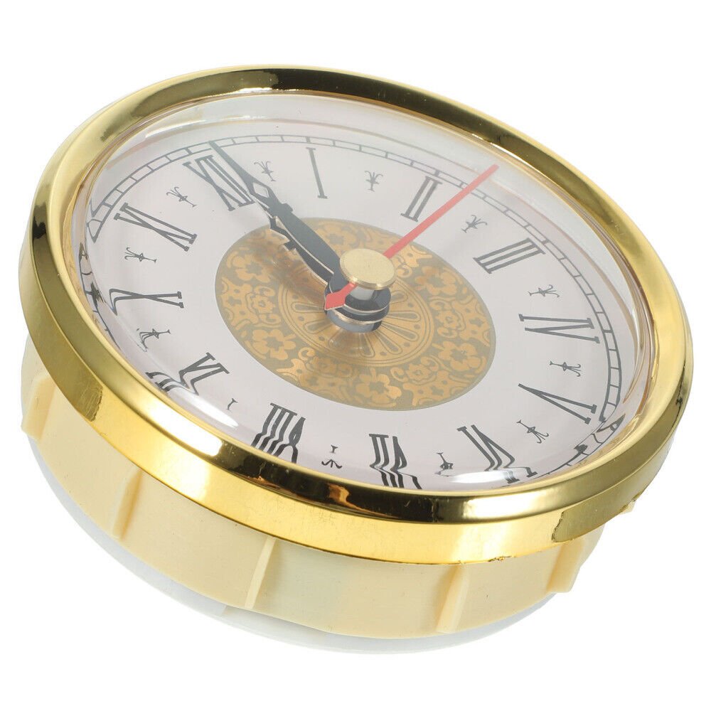 Metal Quartz Clock Accessories Vintage Mechanism Inlaid Clocks