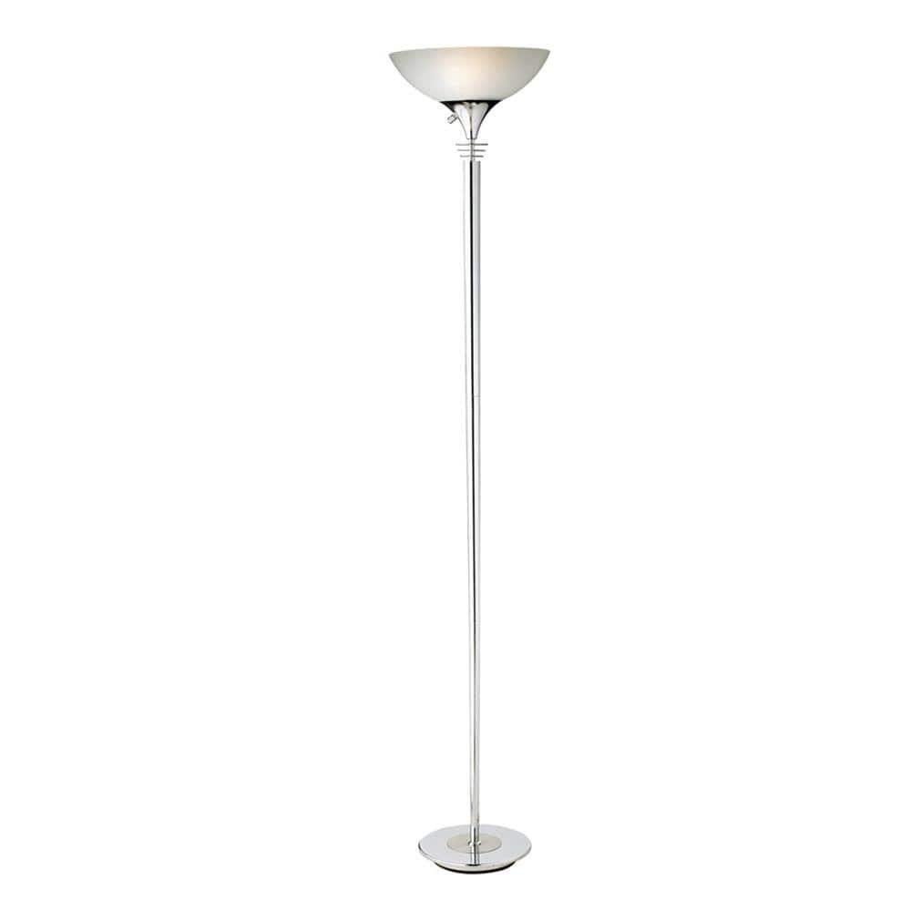 Metropolis 71.5 in. Chrome Floor Lamp