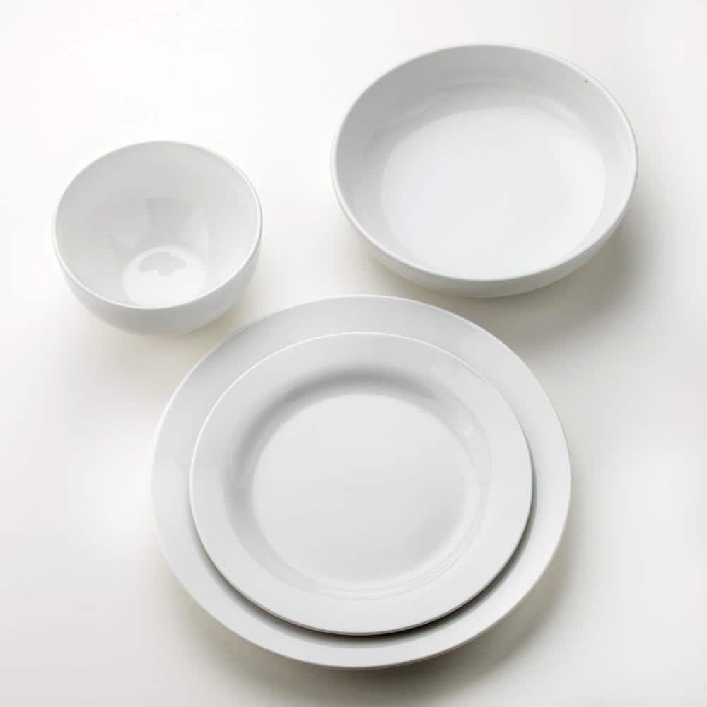 Mont Blanc 16 Piece Double Bowl Dinnerware Set (Service for 4)