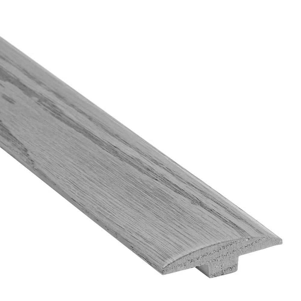 Muted Gray Walnut 0.25 in. Thick x 2 in. Width x 78...