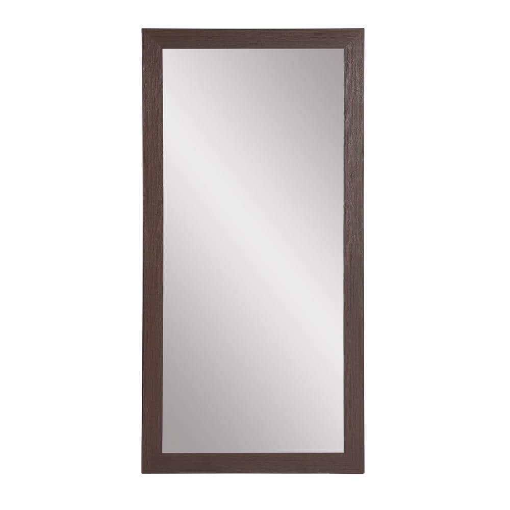 Oversized Dark Brown Farmhouse Modern Southwestern Mirror (71 in. H X 32...