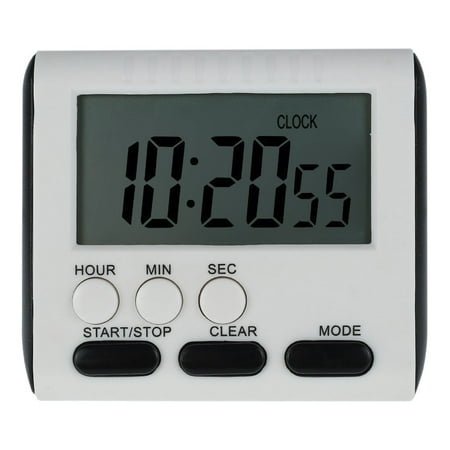 Pcapzz LCD Digital Large Kitchen Cooking Timer Count-Down Up Clock Alarm Stopwatch