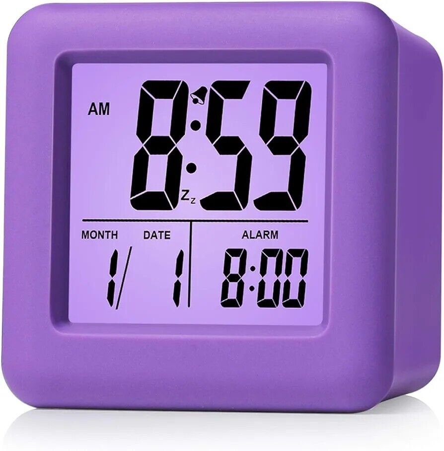 Plumeet Digital Alarm Clock with Snooze and Nightlight - Easy Setting