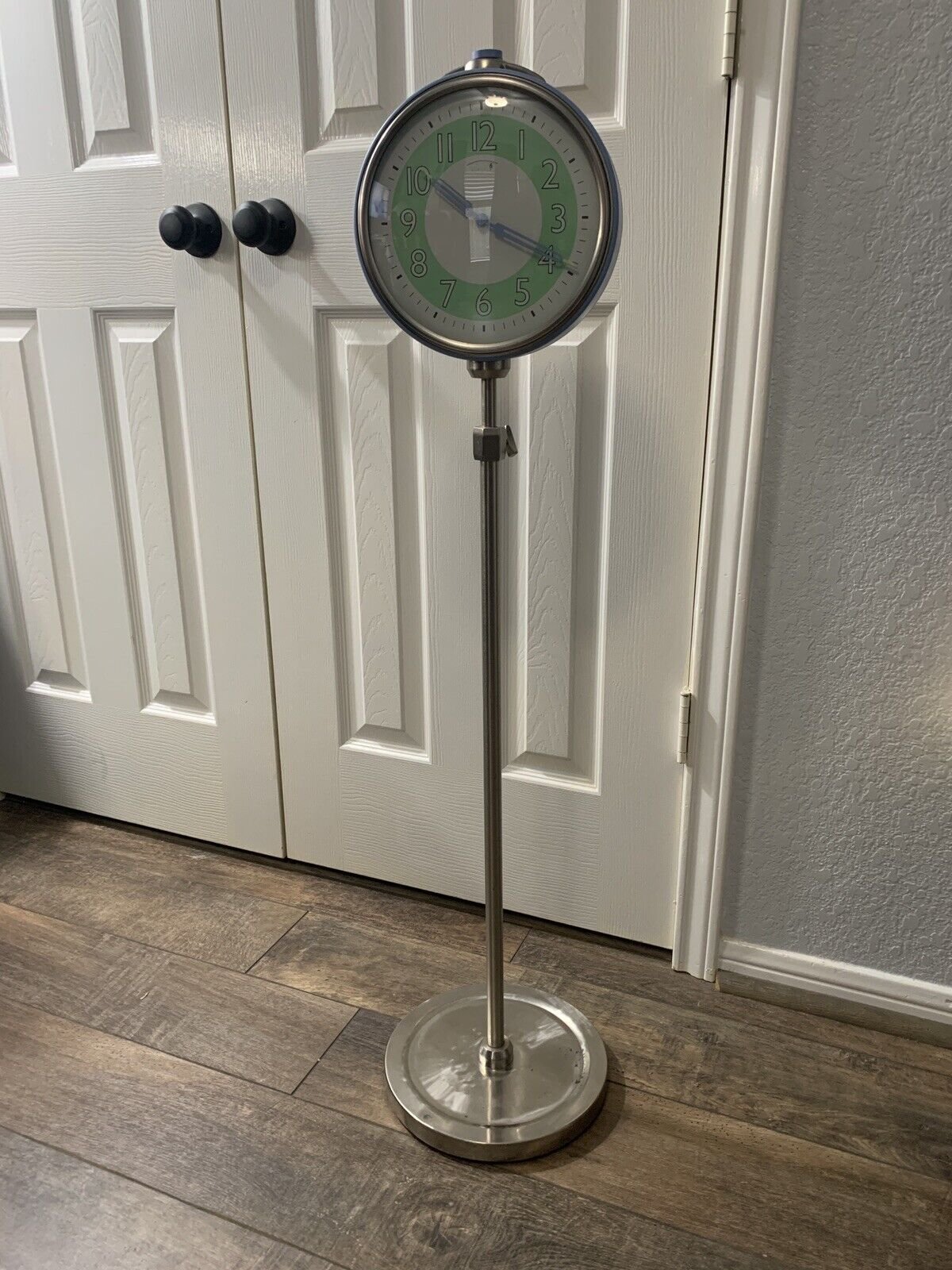 Pottery Barn Teen Floor Clock Pedestal Alarm Clock Extends To 63” Tall