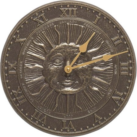 Products Sunface Clock, French Bronze