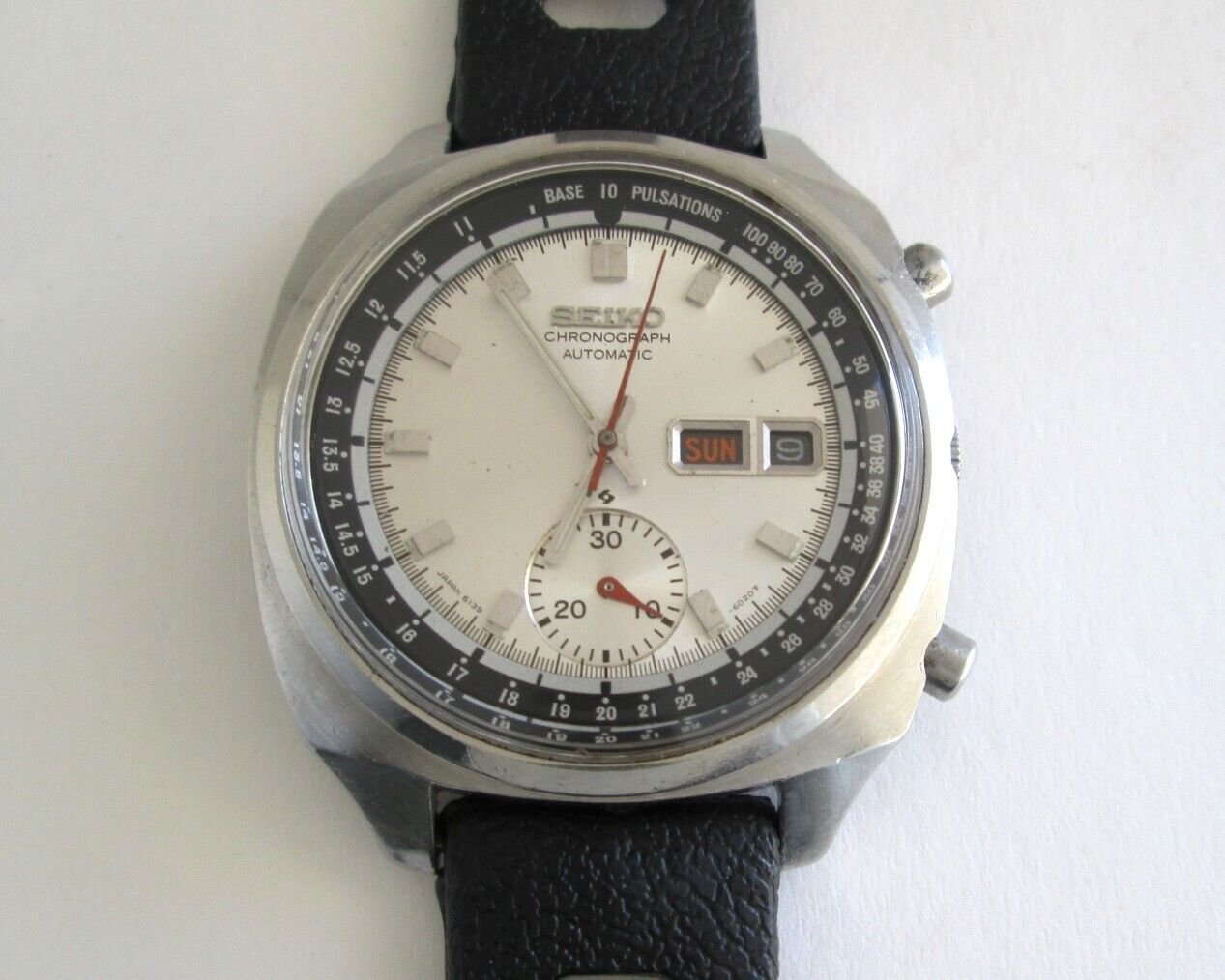 Seiko 6139-6020 "Doctor" Chronograph Vintage Mechanical Automatic Men's Watch