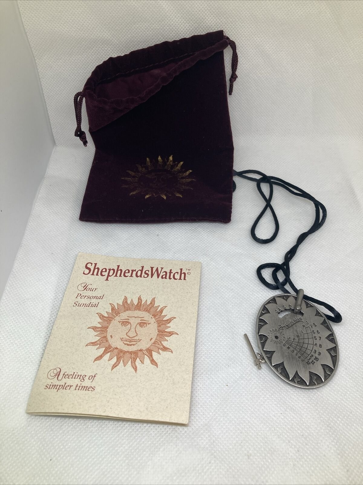Shepherds Watch Personal Sundial ‘The Gardeners Watch’ Stringed Necklace