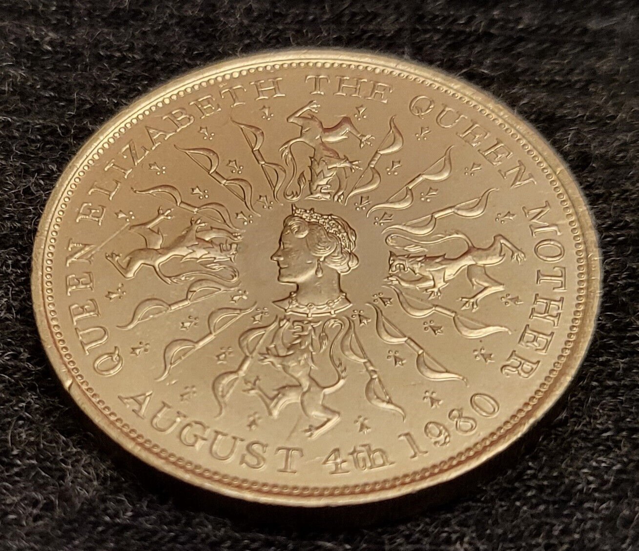 Silver Queen Elizabeth II Mother Coin 80th Birthday The Crown King Charles III