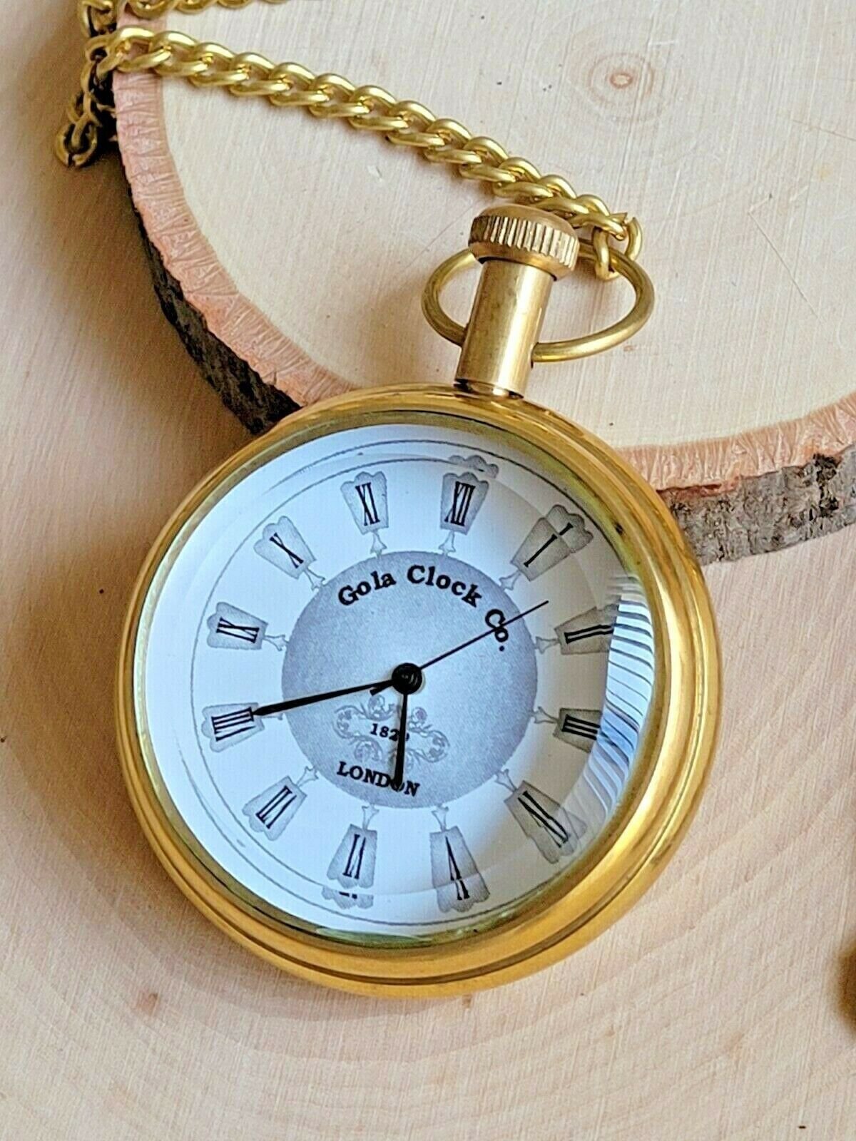 Solid Brass 2 Inch Sundial Direction Working Pocket compass