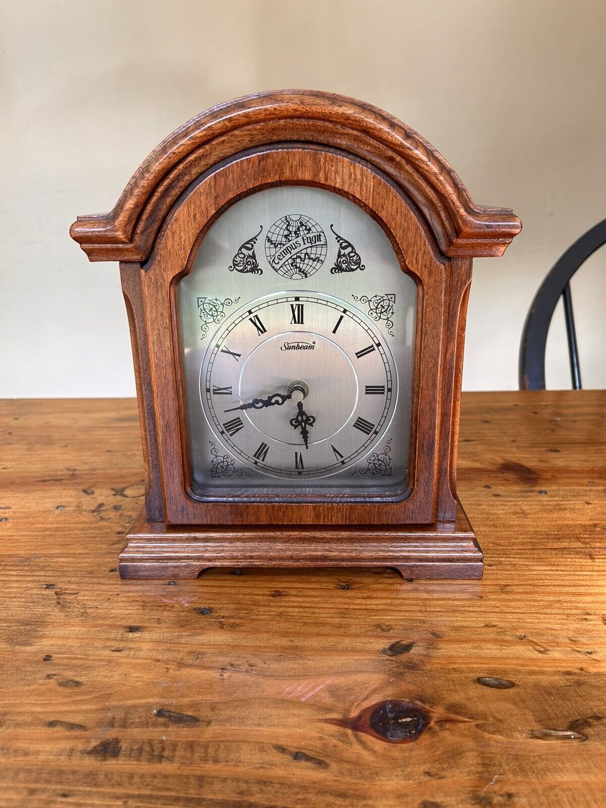 Tempus Fugit Springfield mantel clock. Keeps good time.