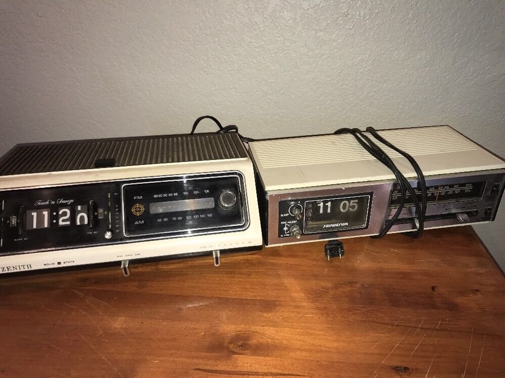Two Vintage Alarm Clocks Read Description