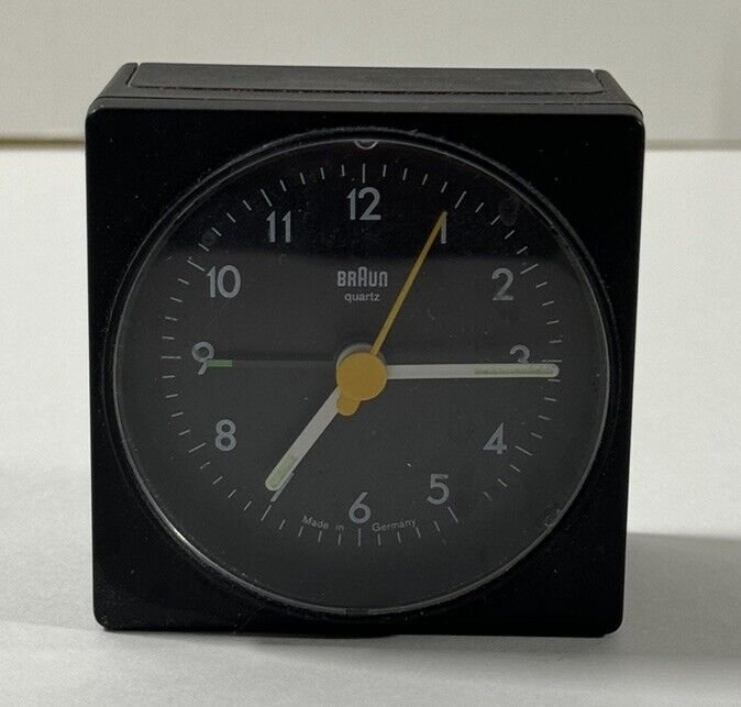 Vintage BRAUN AG 4748 / AB1 Quartz Alarm Clock, Clean, Tested, Fully Working