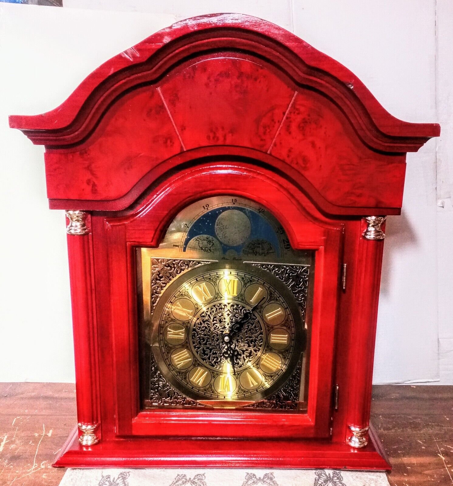 Vintage Daniel Dakota Grandfather Clock Top