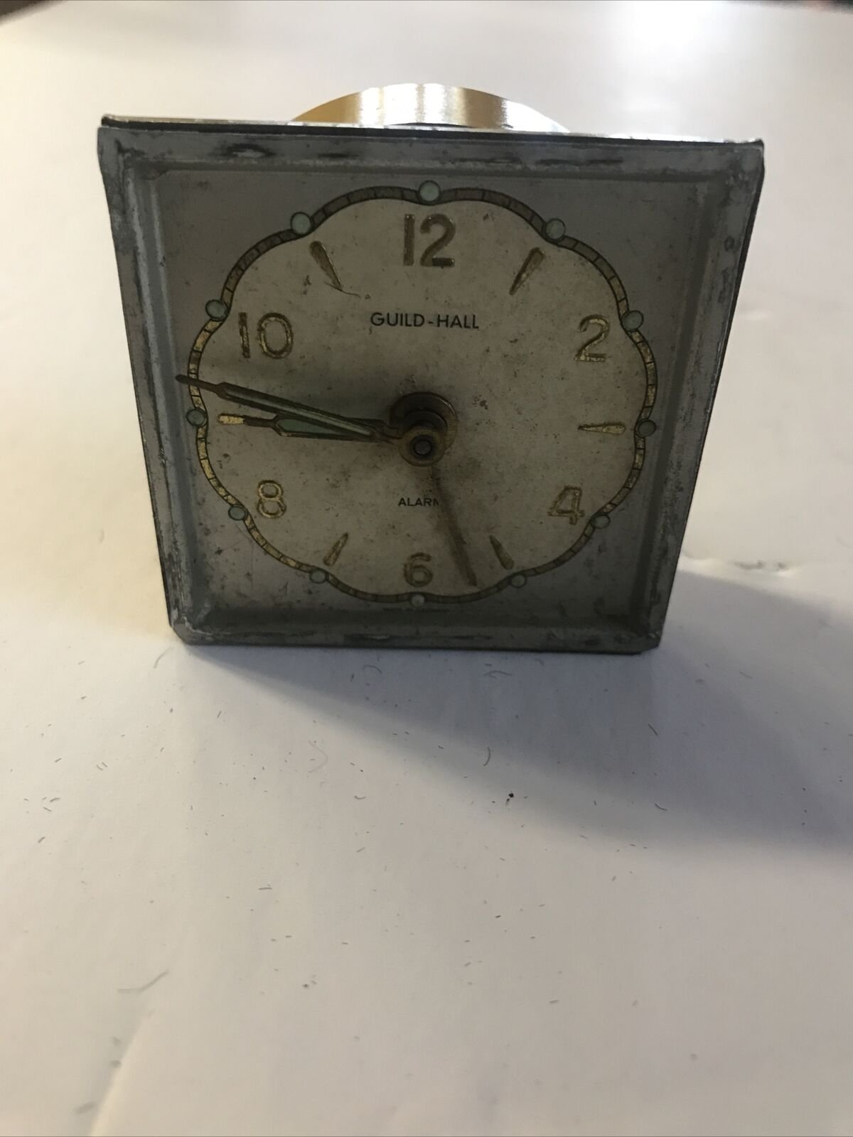 Vintage Guild Hall alarm clock made In Germany