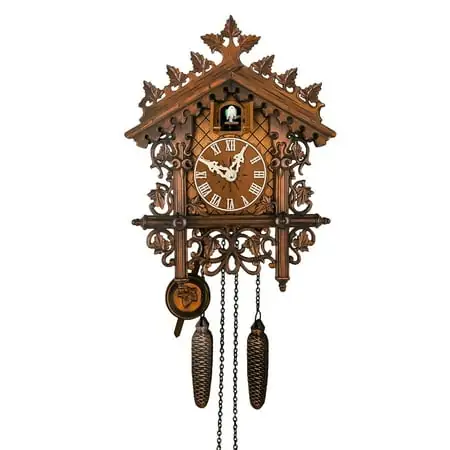 Vintage Quartz Cuckoo Clocks for Wall, Cuckoo Wall Clock, Cuckoo Clock Traditional Chalet Forest photo Vintage Quartz Cuckoo Clocks for Wall, Cuckoo Wall Clock, Cuckoo Clock Traditional Chalet Forest