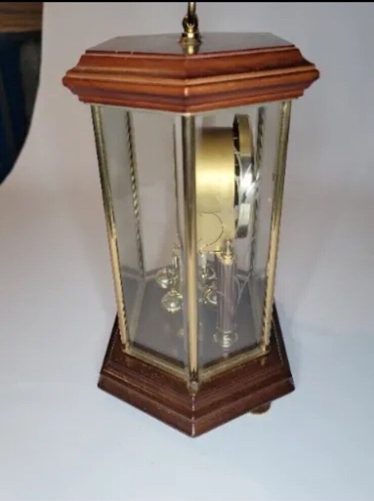 VTG Howard Miller Clock Mantle Dual Chime Hexagon