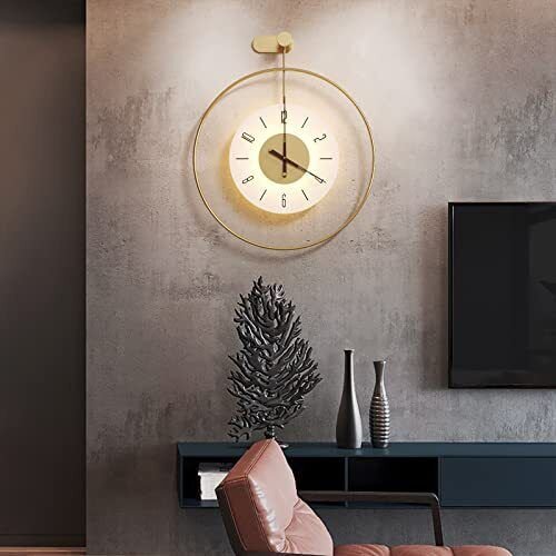 Wall Clocks for Living Room Decor Big Decorative Wall Clocks Battery 23 Inch
