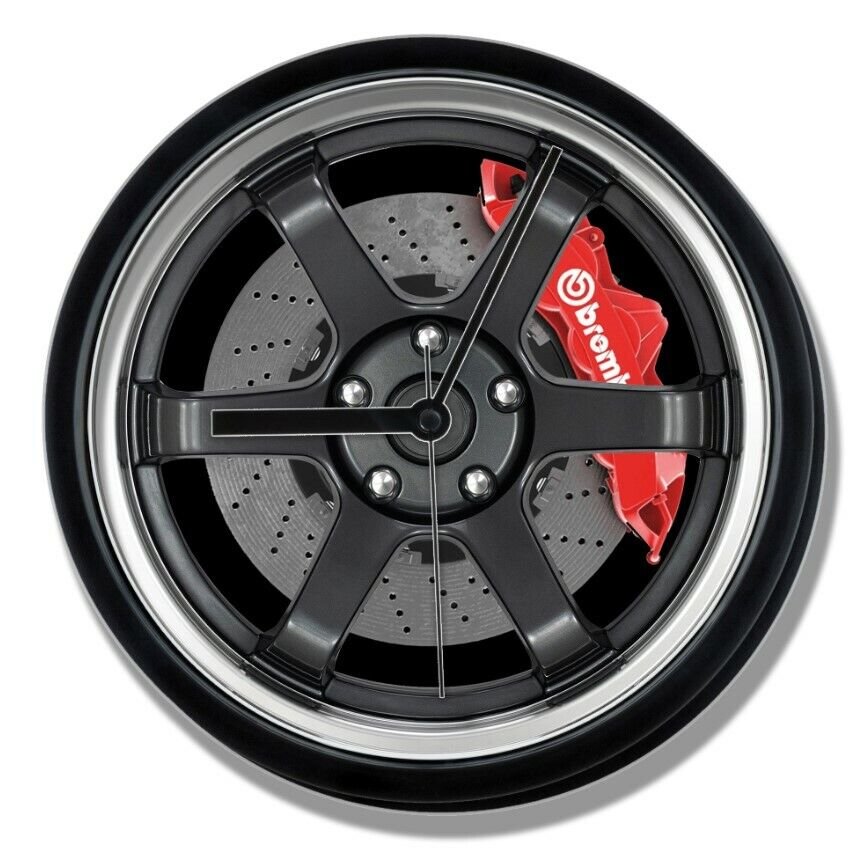 Wheel clock car enthusiastic decor Wall Clock NEW