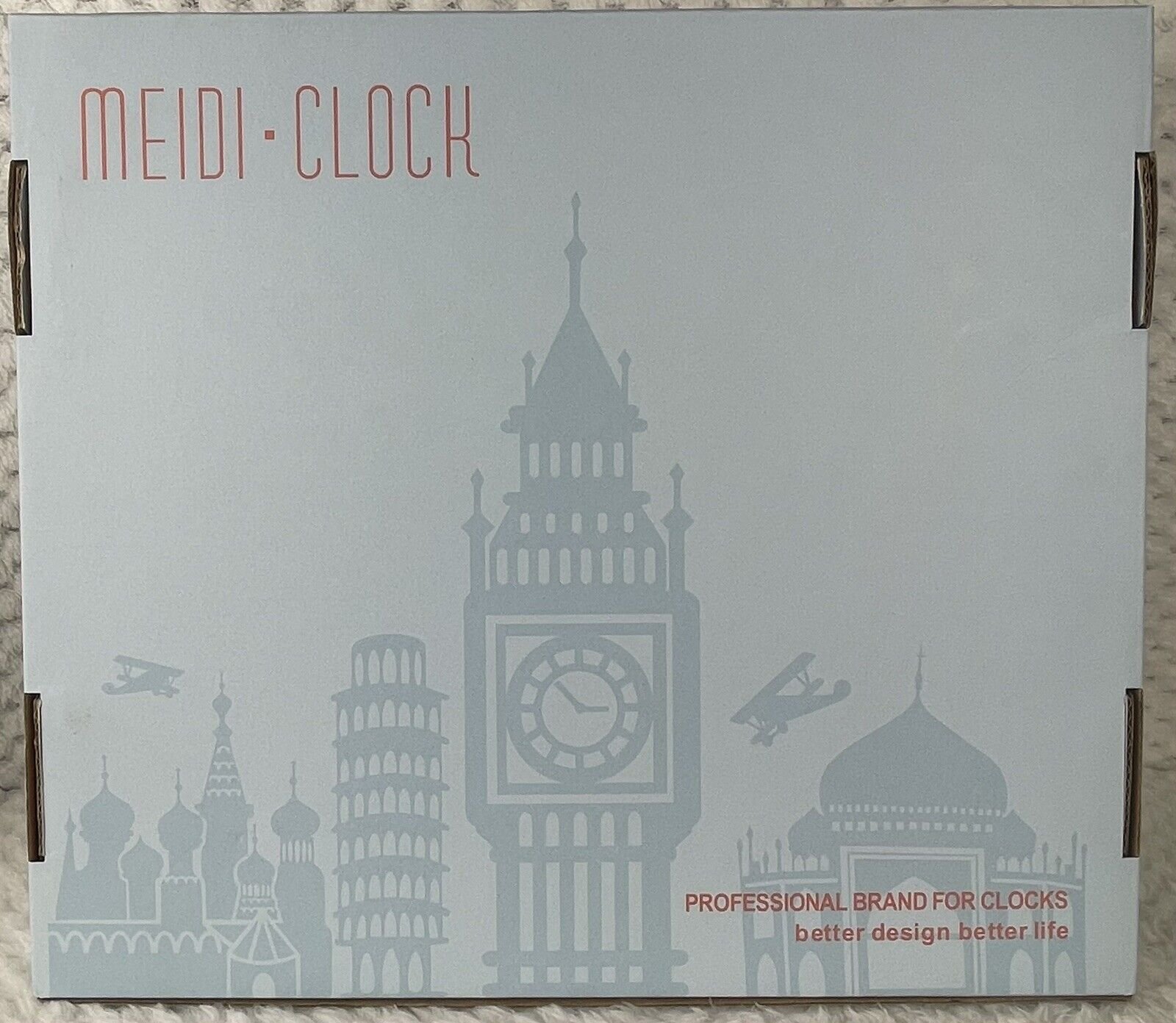 White MEIDI Clock Modern Design Mickey Mouse Big Digit 3D Wall Clock Home Decor