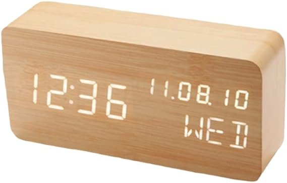 Best Collegefangear Wood Desk Clocks
