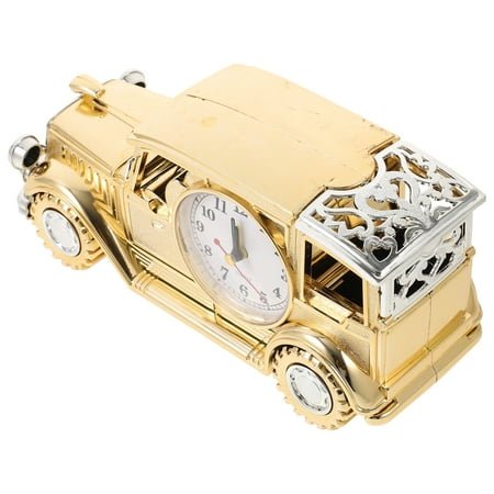 Classic Car Alarm Clock Mantel Decorations Home Clock Ornament Vintage Decor Clock Adornment Child Office