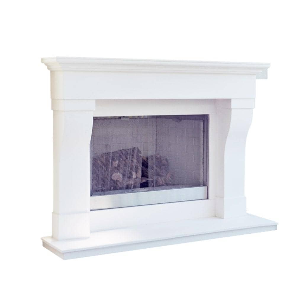 Dynasty Chateau 72 in. x 54-3/8 in. Full Surround Mantel in Natural...