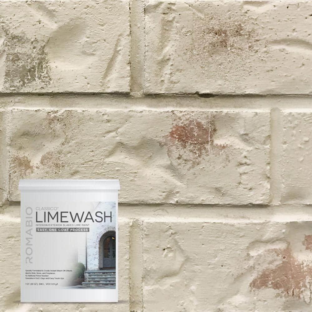 1 qt. Riposo Beige Limewash Interior/Exterior Paint