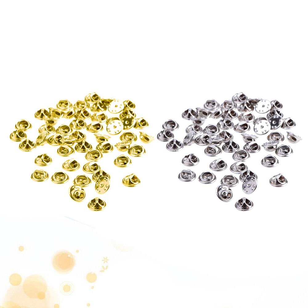 200 Pcs Useful Insignia Clutches Pin Backs Replacement Hat Tie Tacks