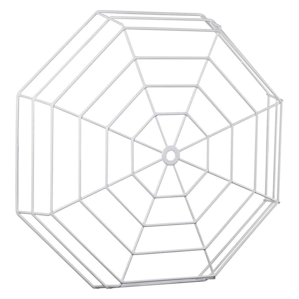 20.75 in. x 20.75 in. White Protective Steel Damage Stopper for Clock/Bell...