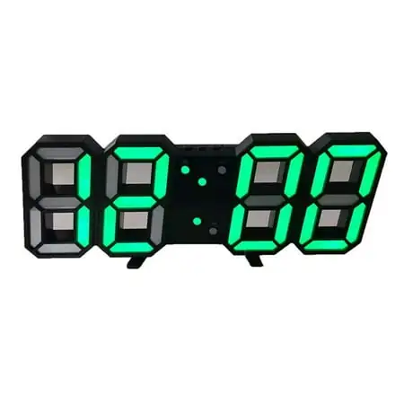 3 D LED Digital Wall Alarm Clock, LED Light Nightlight Decor Clocks , for Kitchen Bedroom photo 3 D LED Digital Wall Alarm Clock, LED Light Nightlight Decor Clocks , for Kitchen Bedroom featured