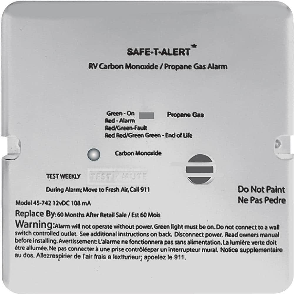 45 Series Safe-T-Alert Dual Carbon Monoxide/Propane Alarm in White