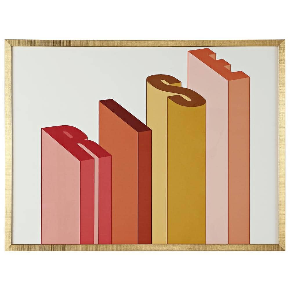 Above It All Framed Mixed Media Abstract Wall Art 4 in. x...