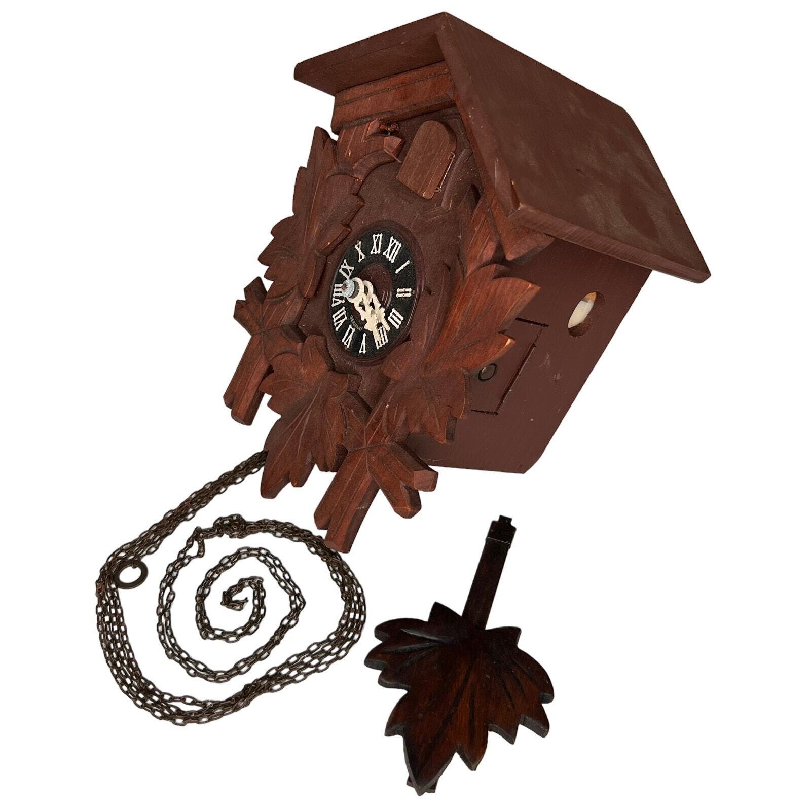 ANTIQUE VINTAGE German Cuckoo Clock