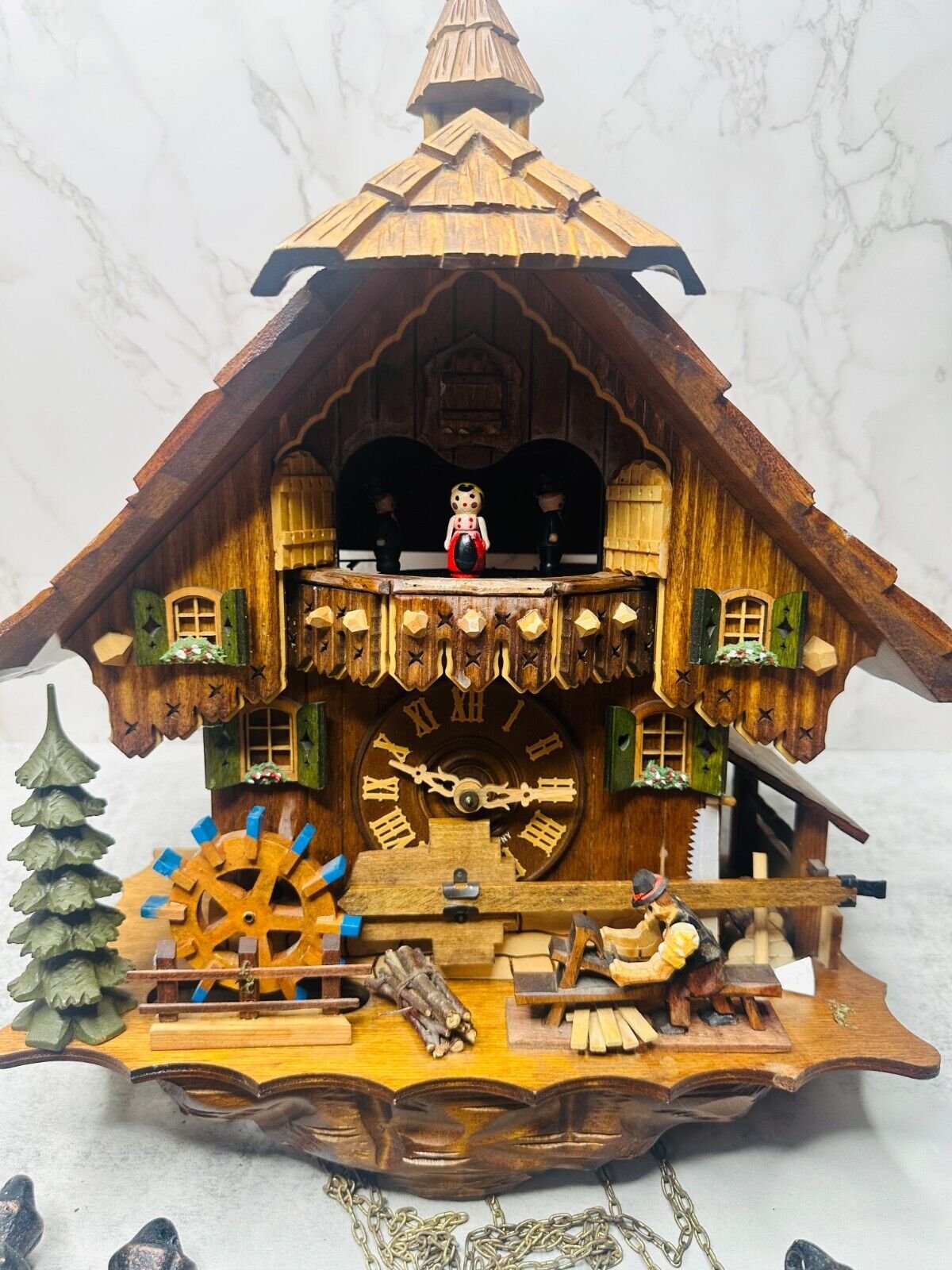 Anton Schneider Cuckoo Palace Black Forest/ Needs Repair