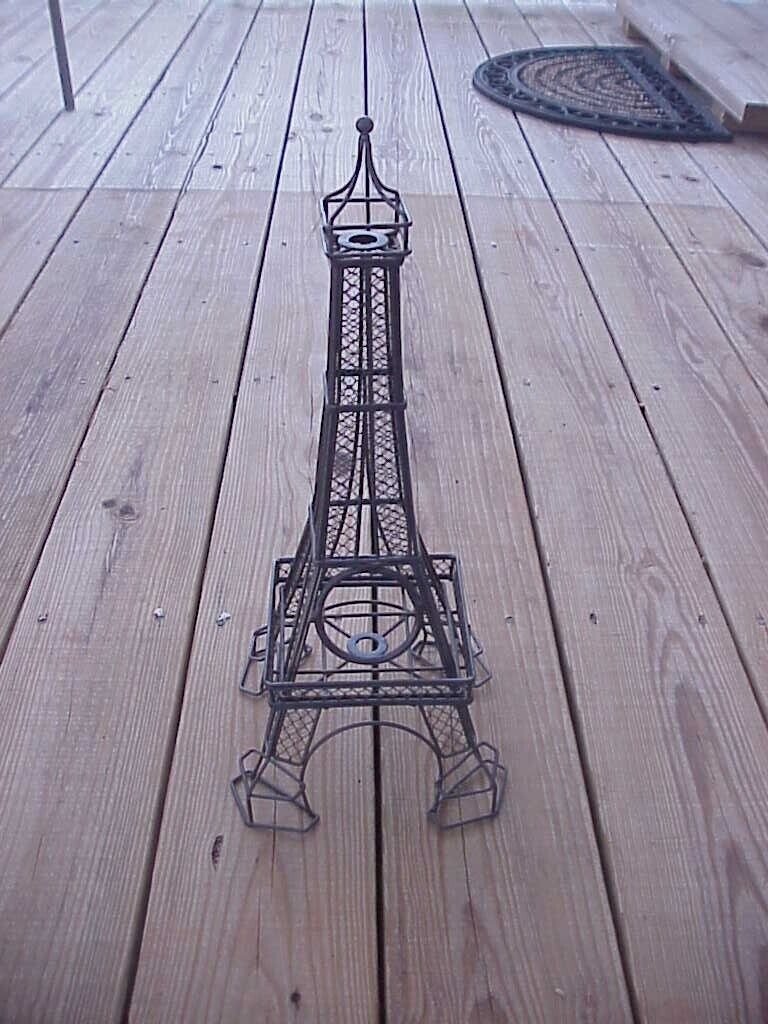 Arts & Crafts - Eiffel Tower Table Clock wire frame only