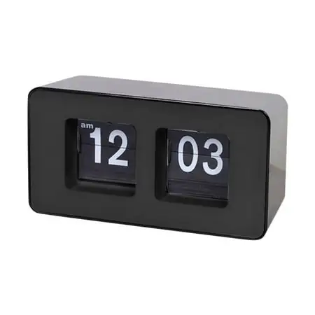 Auto Flip Clock Stylish Modern Desk Wall Digital Clock Home Decor New photo