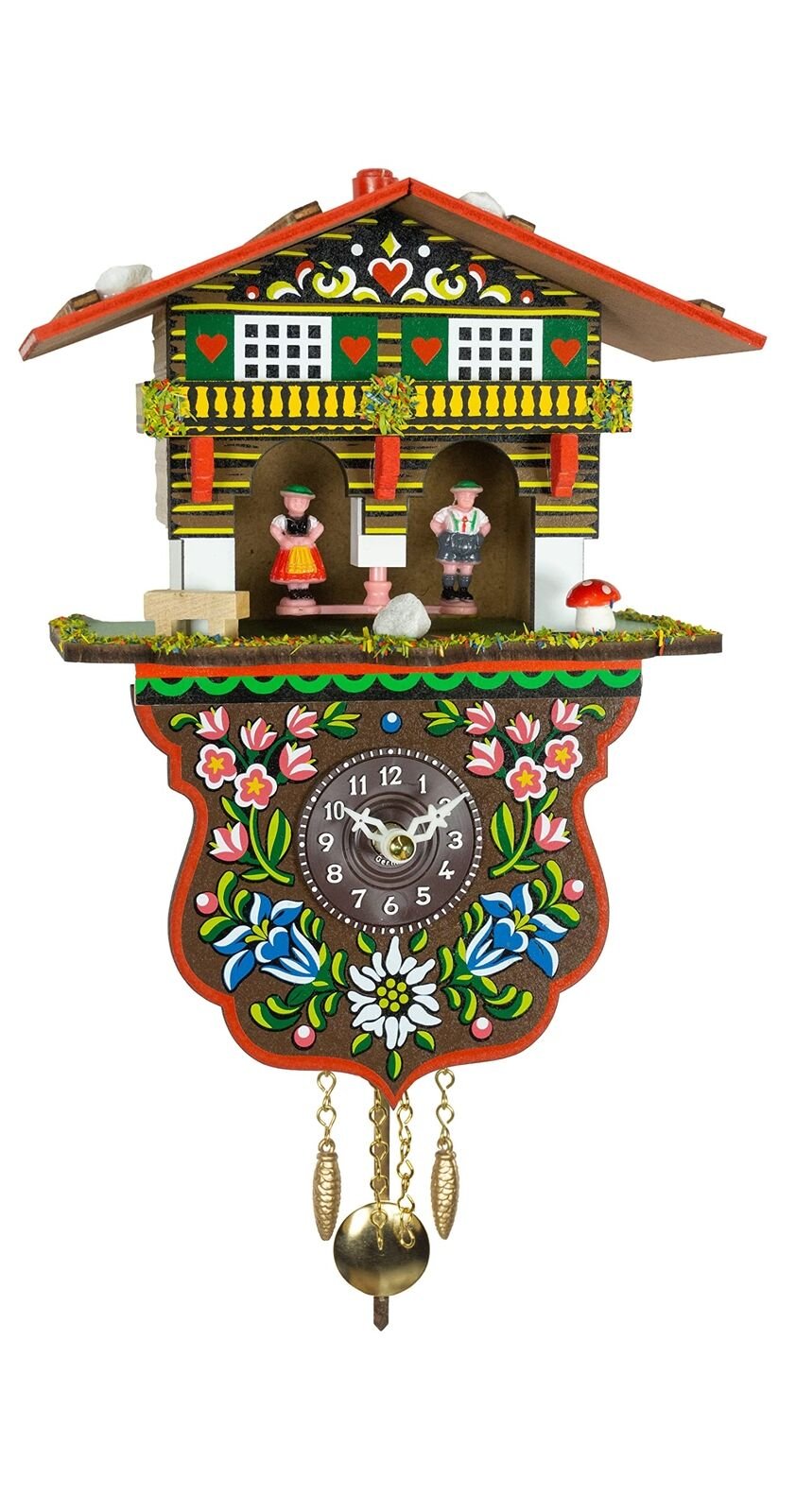 Black Forest Clock Swiss House Weather House