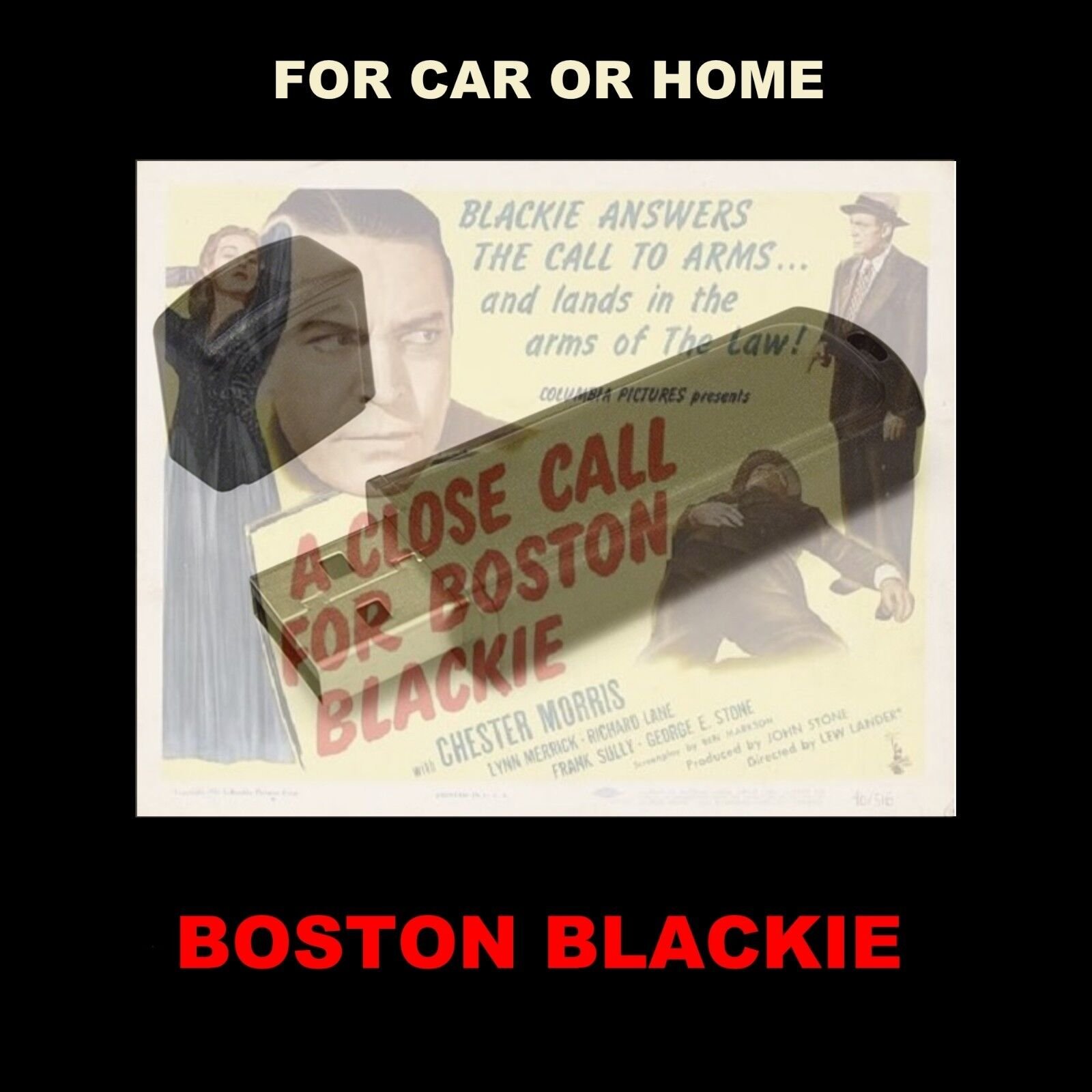 BOSTON BLACKIE. 202 OLD TIME RADIO DETECTIVE SHOWS ON A USB FLASH DRIVE!
