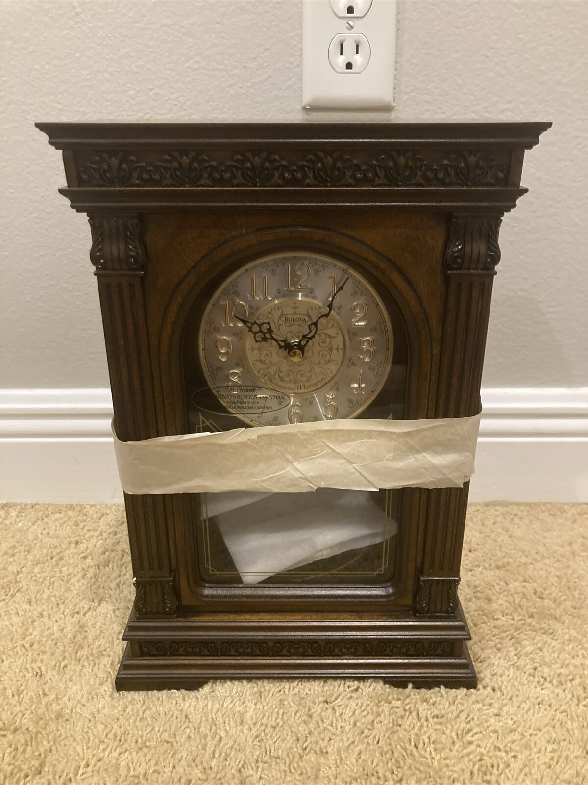 Bulova Mantel Clock Westminster Whittington Model B1928. Brand New! Rare!!