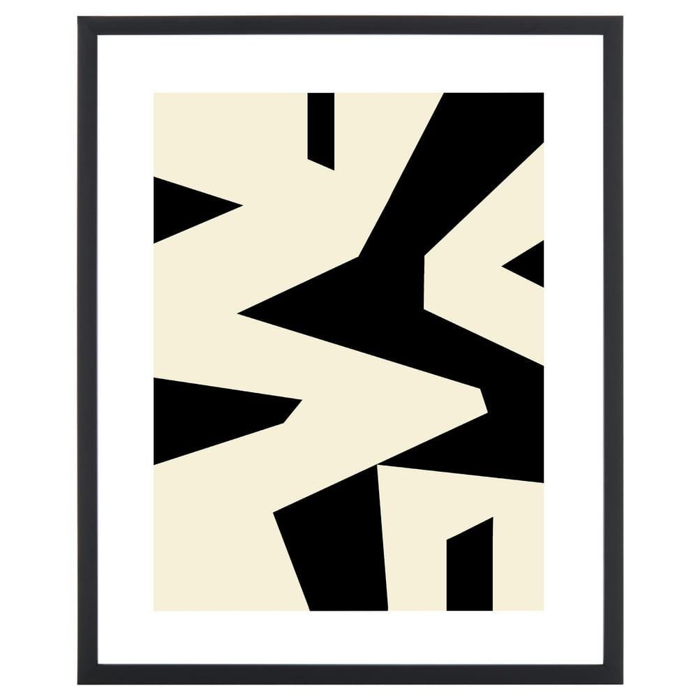 Catch Me If You Framed Mixed Media Abstract Wall Art 4 in....