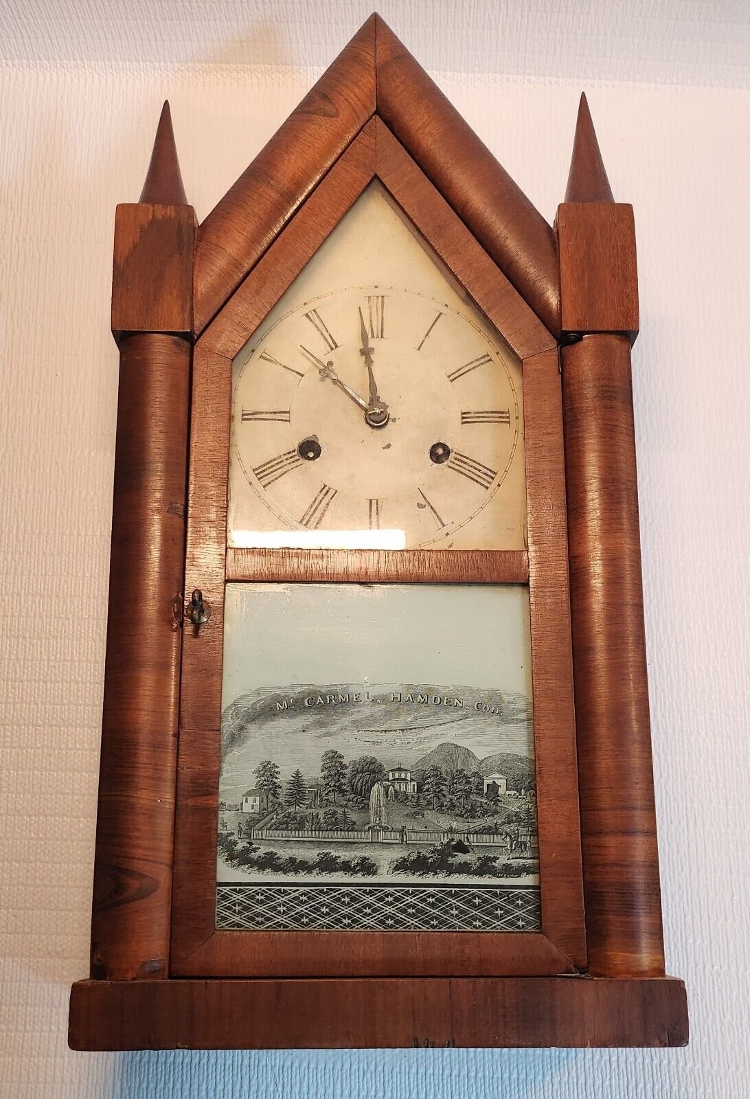 Chauncey and Goodrich Steeple Clock