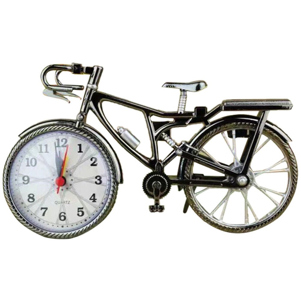 Clock Decoration Shape Cool Alarm Vintage Table Bike Retro Wall