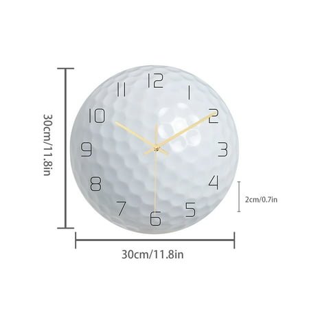 dementia clocks for seniors extra large living room decor wall kids night light clock Round golf exterior wall clock mute home decoration