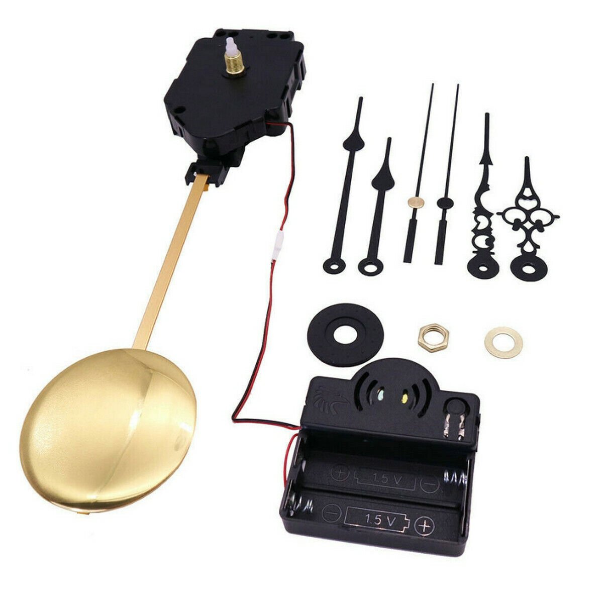 DIY Sets Wall Quartz Pendulum Clock Chime Westminster Melody Mechanism Movement